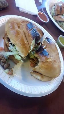 Grilled chicken tortas !!!