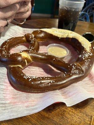 Yep...THAT is a pretzel!