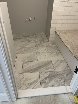 Porcelain Tile Bath