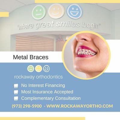 Rockaway Orthodontics provides Braces for Adults and Kids