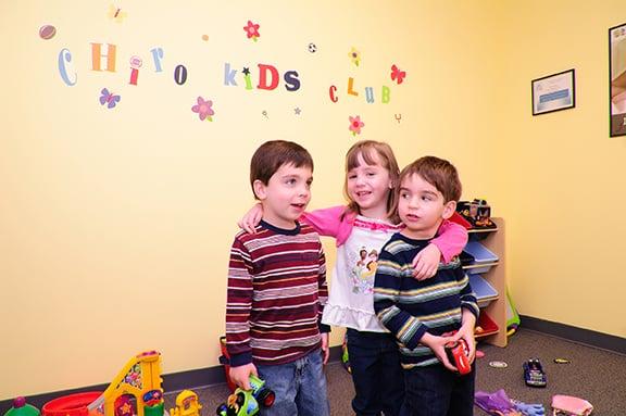 Kids Love the Play Area, Our "Chiro Kids Club"