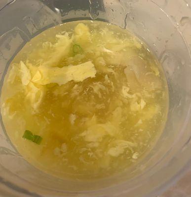 Eggdrop wonton soup