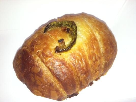 The only thing I tasted that I liked, including the wines was this dry croissant about the size of a half dollar. Two tickets.