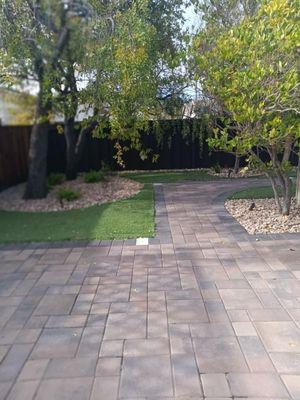 Beautiful Paver work done to this clients house, another vison turned into a reality.