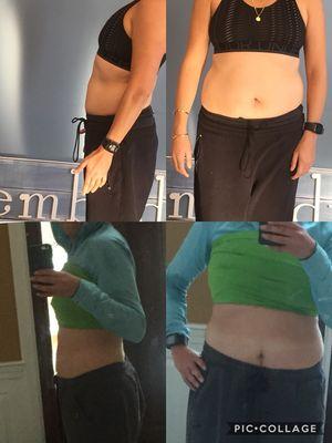 One week of workouts and nutrition