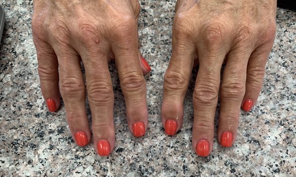 OPI Gel Mainly Lobster Manicure