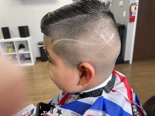 Kids fade with design