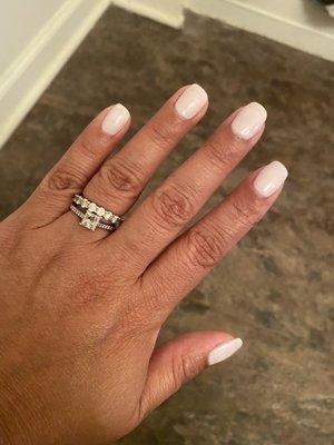 Gel Manicure after Acrylic Removal