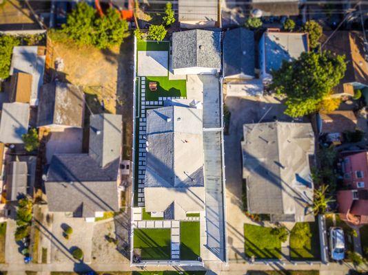 Drone photography on listings