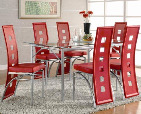 BEAUTIFUL MODERN $299.99 5 PCS DINNING TABLE SET