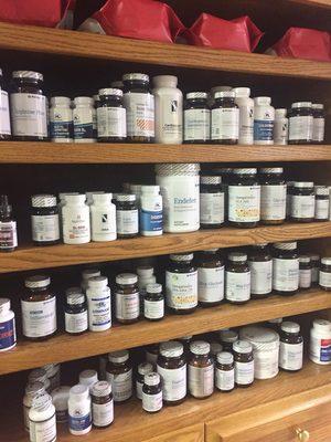 We stock a lot of different nutritional products. We do special order some products. Call us regarding any questions!