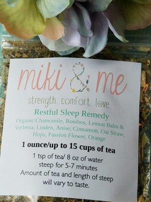 Organic Restful Sleep Remedy Tea