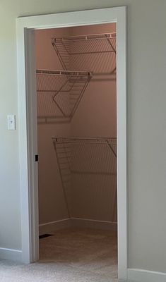 Master bedroom closet before