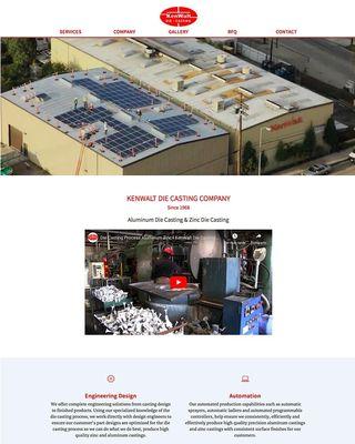 Kenwalt Die Casting Website Design