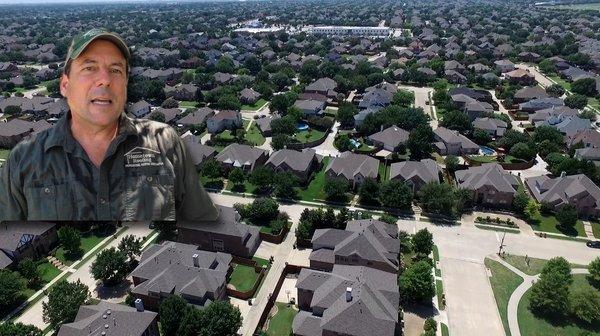 We repair roofs all over the dallas metroplex.