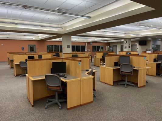 Library study area