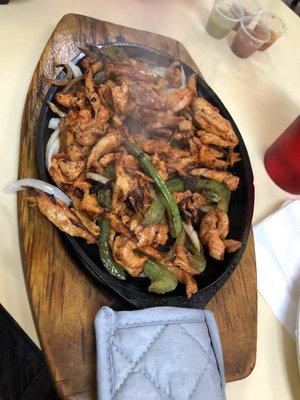 Chicken fajitas