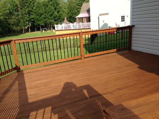 NEW DECK AFTER STAINING/SEALING