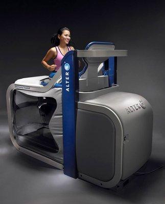 Take up to 80% of your body weight off while training in the AlterG treadmill at Russ PT