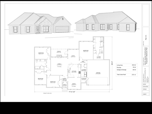 This plan has proven to be a popular plan for Jaynes Homes and Construction.  Take a look and you'll see why...