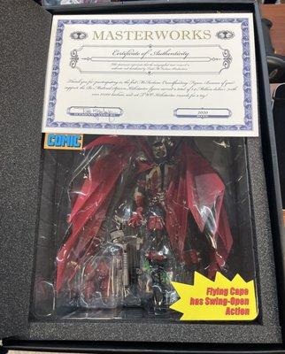 Autographed Todd McFarlane Spawn figure