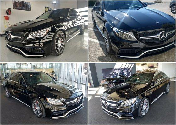 When we process a car for dealerships, the chances are high that it goes directly to the showroom, like this 2016 Mercedes-Benz C63 AMG.