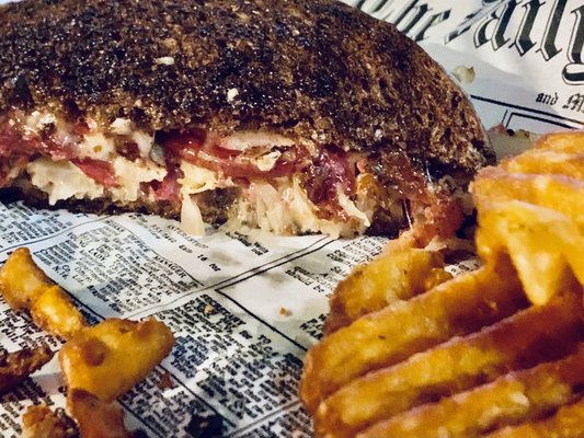 Reuben & Waffle Fries