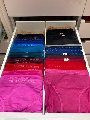 Perfect panty drawer.