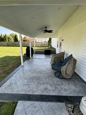 Patio roof build