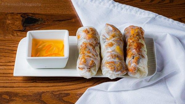 Grilled Pork Spring Rolls