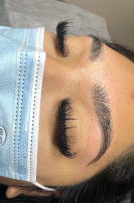 Eyebrow wax