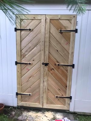 Custom shed doors