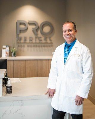 Dr. Upton is the Medical Director of the Age Management Center at PRO Medical.