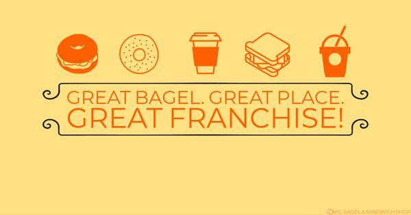 What makes NYC Bagel and Sandwich Shop Franchise the TOP Bagel Franchise in the US!? Maybe it's the FRESH BAKED AUTHENTIC NEW YORK BAGELS?!