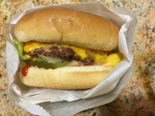 cheeseburger crazy style ($2.62)