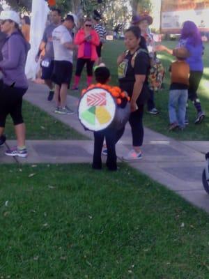 A child dressed as sushi. Be still my heart.