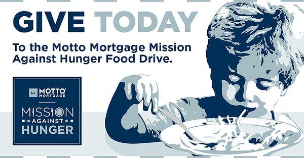 Flyers from our Mission Against Hunger food drives