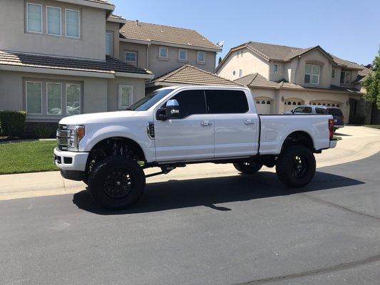 F250 built by Rick Justin And the Norcal Team