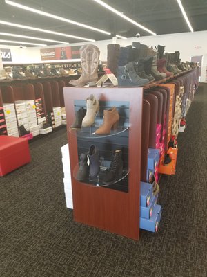 Row after row of boots...some stylish, some functional