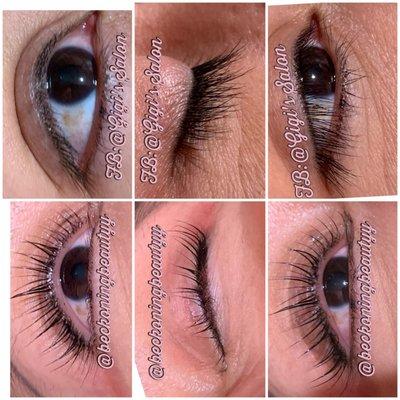 Lash Lift and Tint Before and After