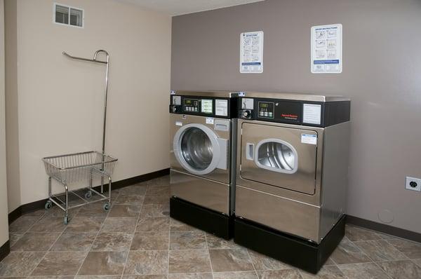 Economy Size Washer/Dryer on top of In-Home Washer/Dryer