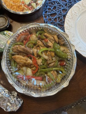 Chicken Fajitas Plato