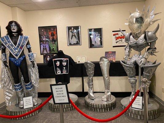 KISS costume display