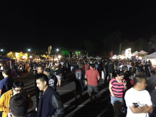 Saturday night fever #sandiegonightmarket if you like asian food booths this is it!