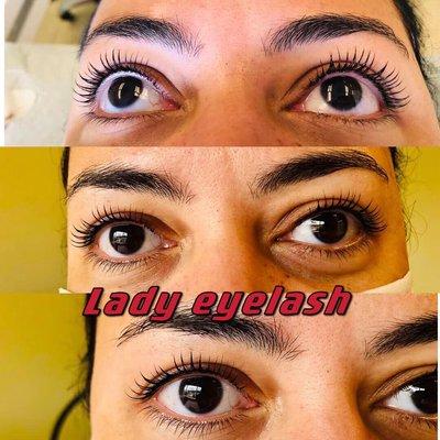 #lash lift and tint