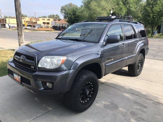 4Runner ready to go home