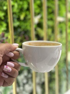 Photo of my nails having coffee