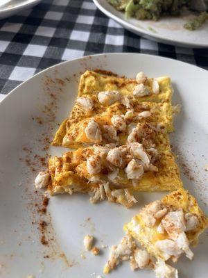 Crab omelet