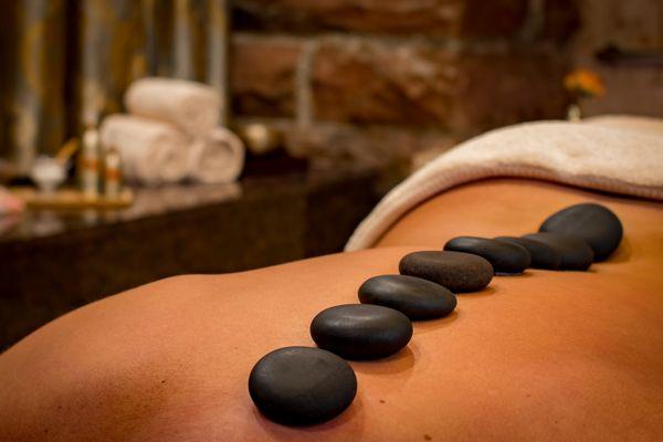 A relaxing Hot Stone Massage