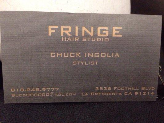 I am now located at Fringe Hair Studio in La Crescenta